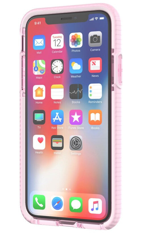 Tech21 Evo Check for iPhone X in Rose Tint