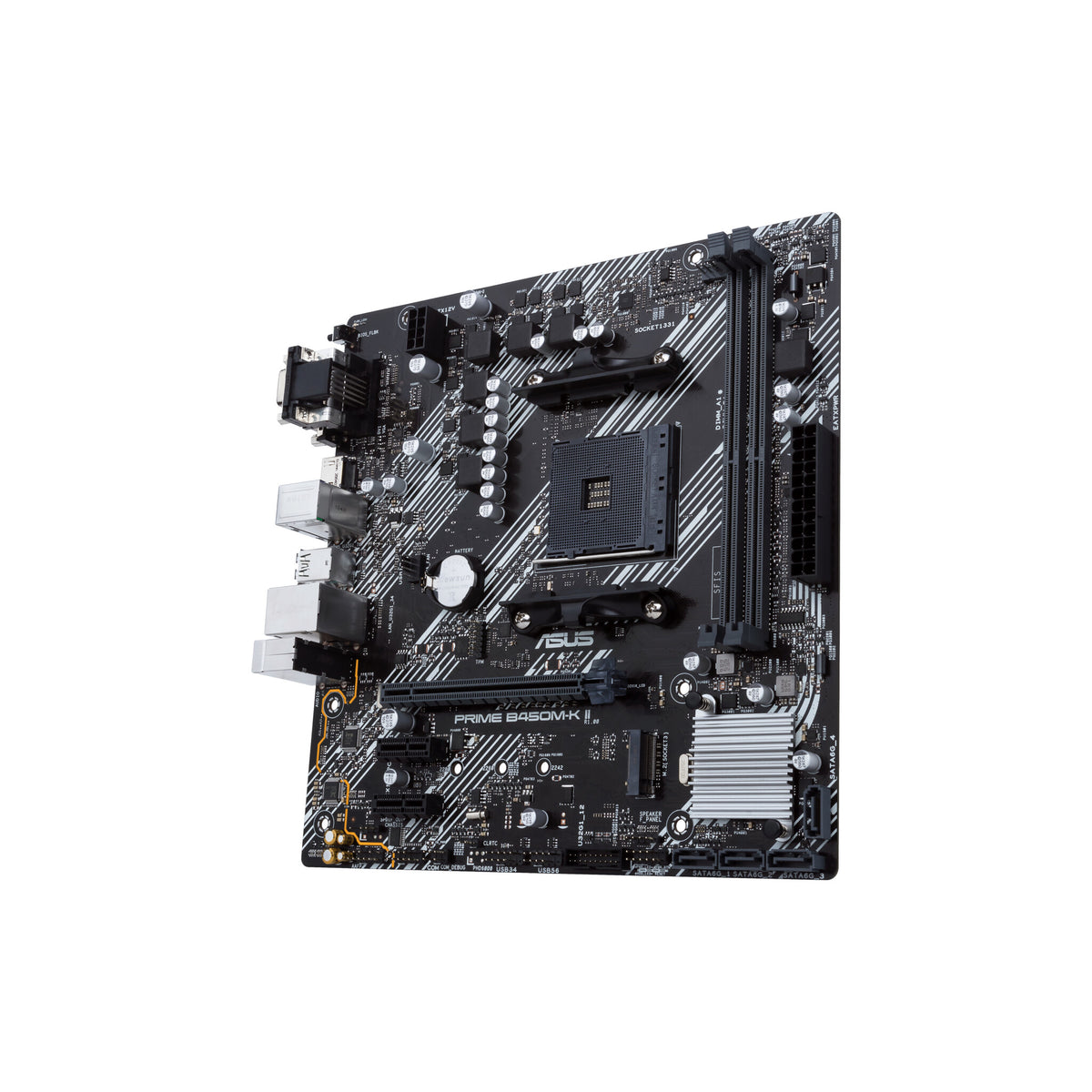 ASUS Prime B450M-K II micro ATX motherboard - AMD B450 Socket AM4