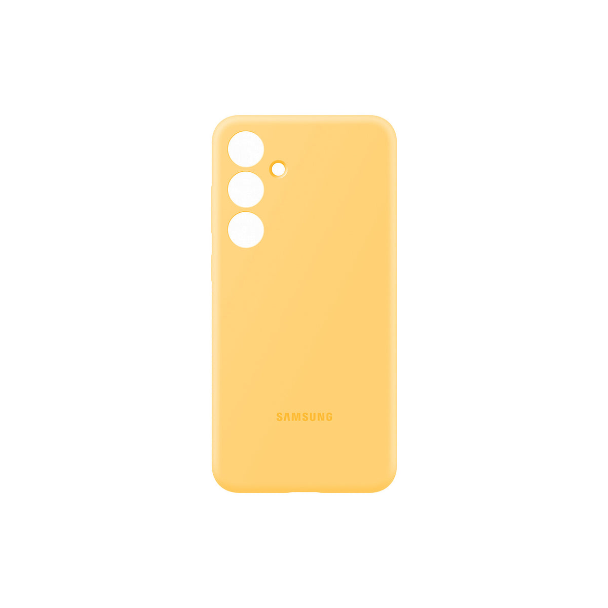 Samsung Silicone Case for Galaxy S24+ in Yellow