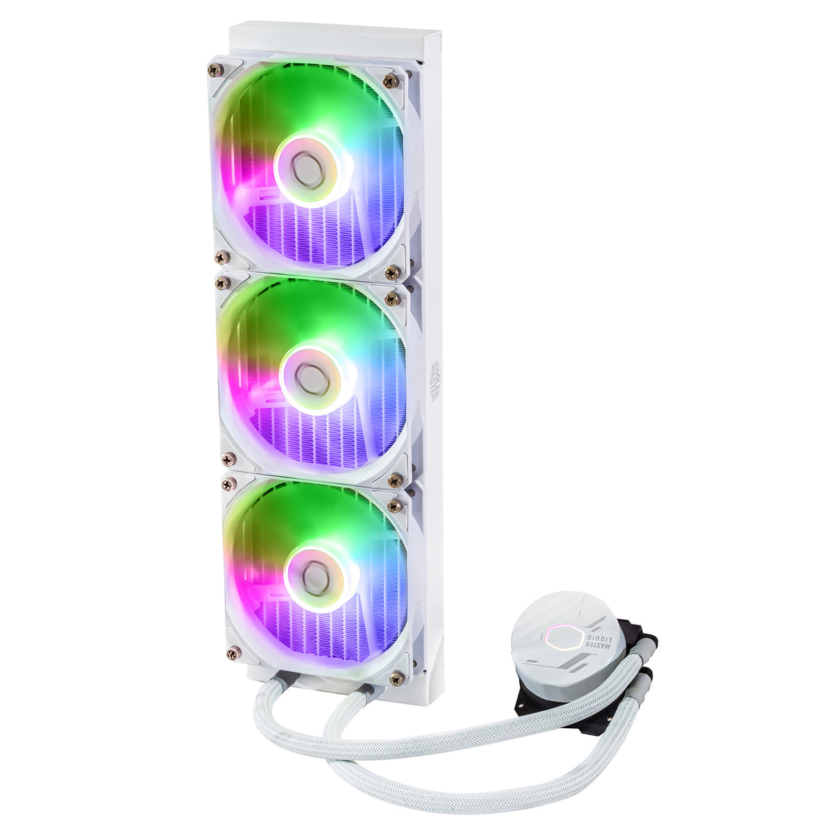 Cooler Master MasterLiquid 360L Core ARGB - Liquid Processor Cooling Kit in White - 360mm