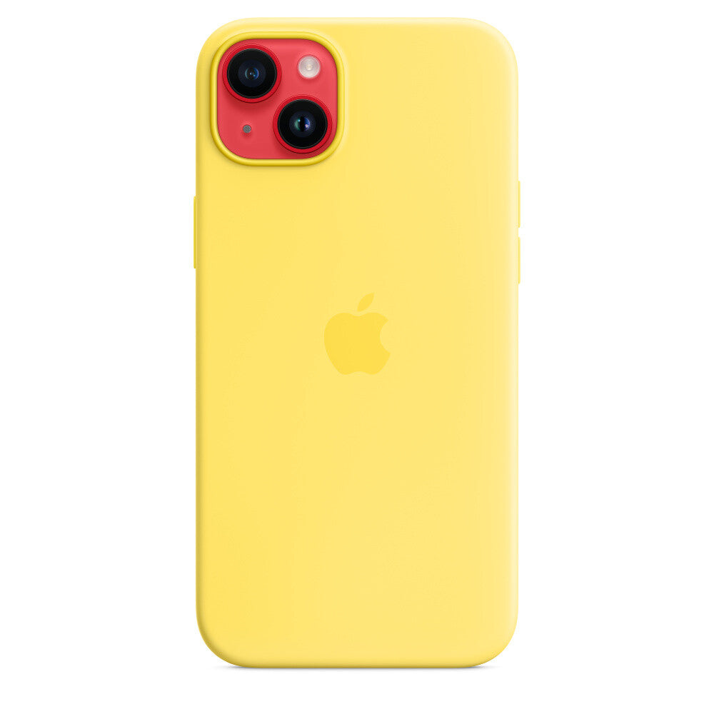 Silicone Case with MagSafe for iPhone 14 Plus  in Canary Yellow