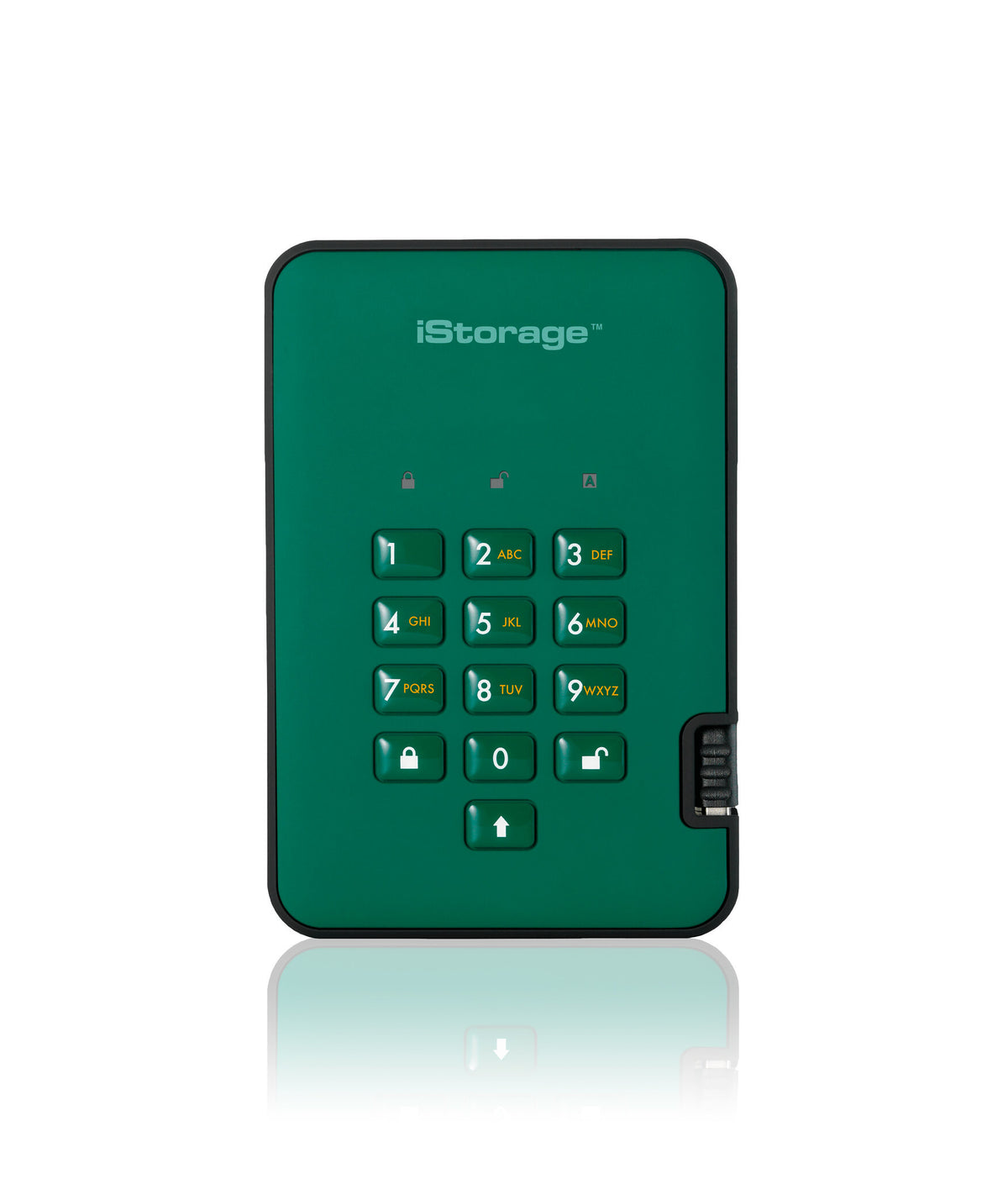 iStorage diskAshur2 - Secure Encrypted External solid state drive in Green - 128 GB