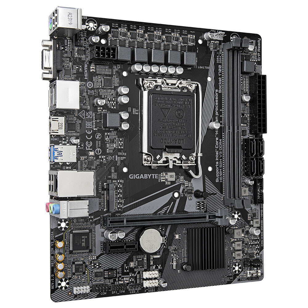 Gigabyte H610M S2H V3 DDR4 Micro ATX motherboard - Intel H610 Express LGA 1700