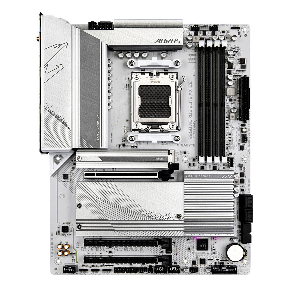 Gigabyte B650 AORUS ELITE AX ICE ATX motherboard - AMD B650 Socket AM5