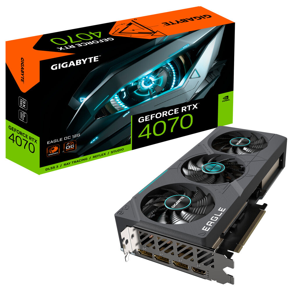 Gigabyte EAGLE OC 12G - NVIDIA 12 GB GDDR6X GeForce RTX 4070 graphics card