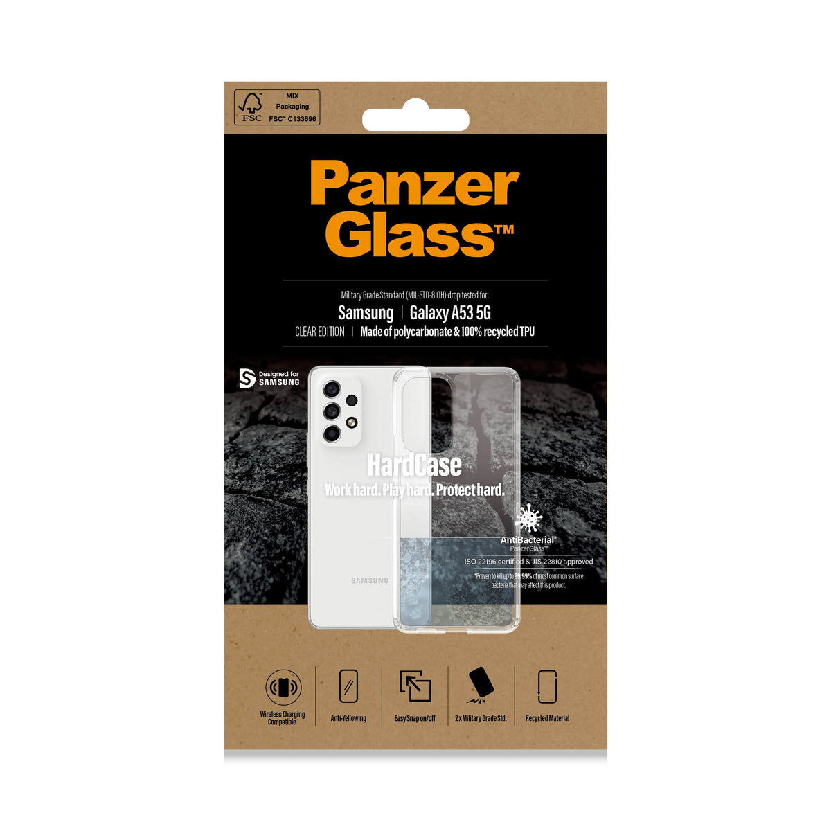 PanzerGlass ® HardCase for Galaxy A53 (5G) in Transparent