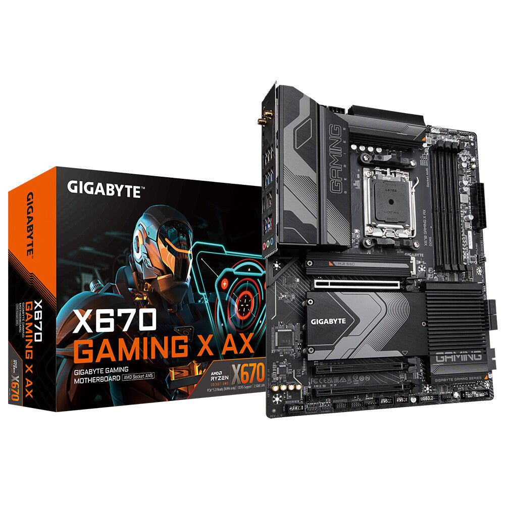 Gigabyte X670 GAMING X AX - AMD X670 Socket AM5 ATX motherboard