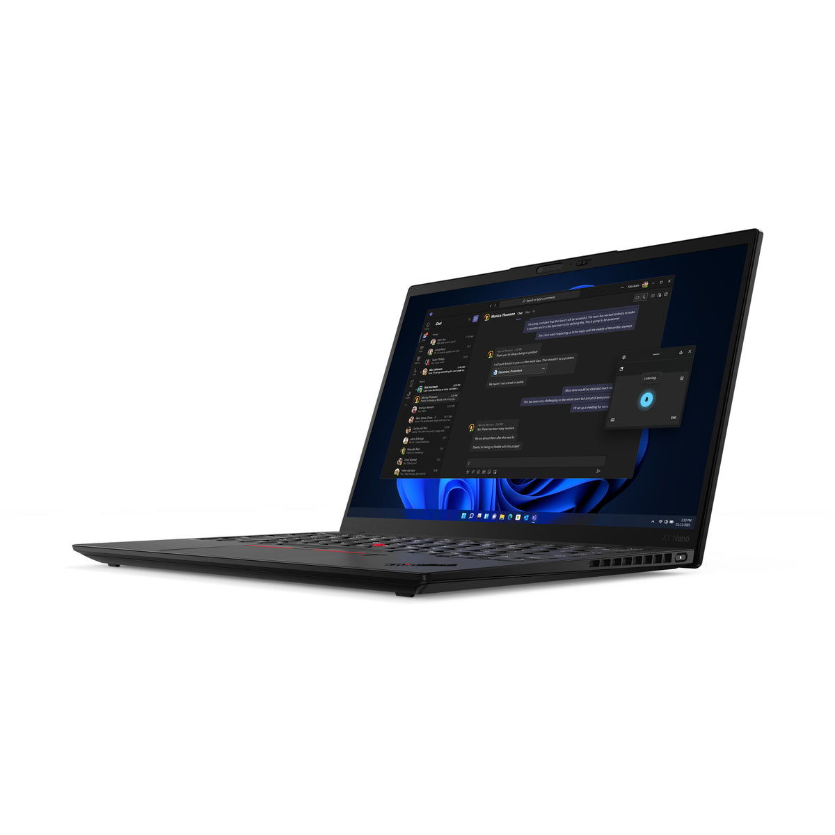 Lenovo ThinkPad X1 Nano Gen 2 Laptop - 33 cm (13&quot;) - Intel® Core™ i5-1240P - 16 GB LPDDR5-SDRAM - 256 GB SSD - Wi-Fi 6E - Windows 11 Pro - Black