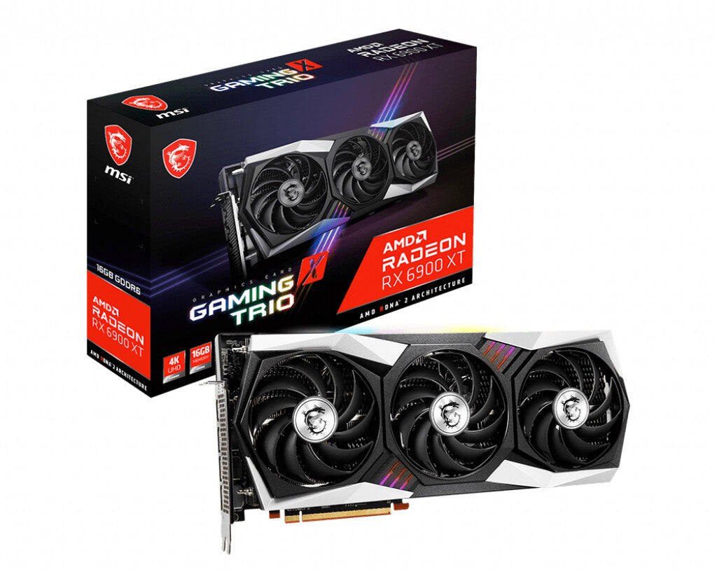 MSI GAMING X TRIO - AMD 16 GB GDDR6 RX 6900 XT graphics card