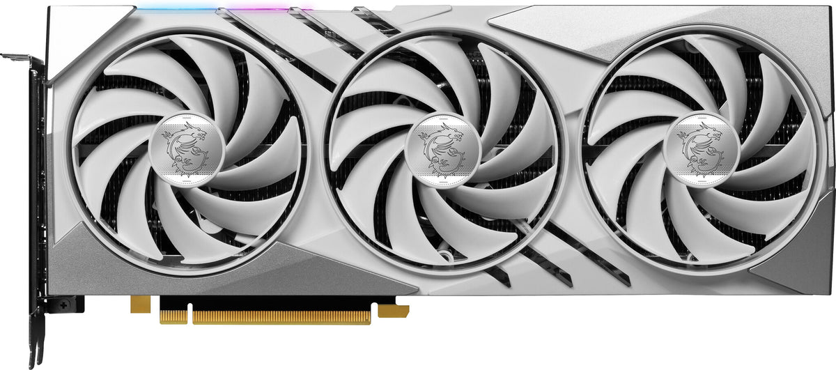 MSI GAMING X SLIM 12G WHITE - NVIDIA 12 GB GDDR6X GeForce RTX 4070 SUPER graphics card