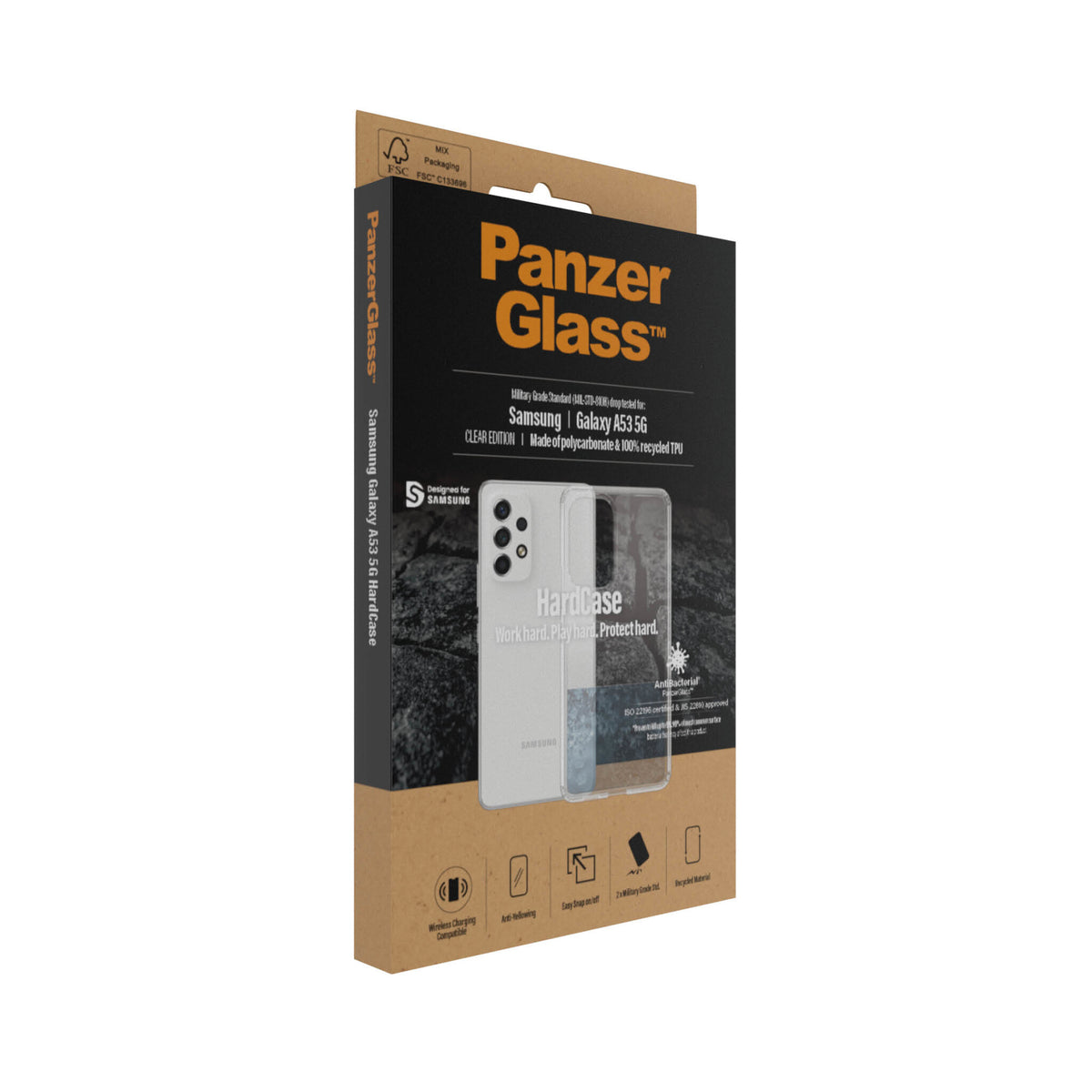 PanzerGlass ® HardCase for Galaxy A53 (5G) in Transparent