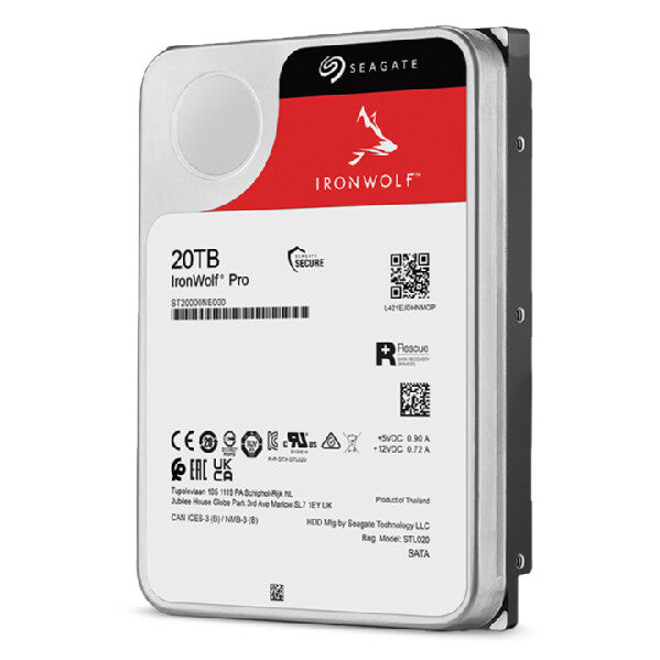 Seagate IronWolf Pro - 7.2K RPM Serial ATA III 3.5&quot; HDD - 20 TB