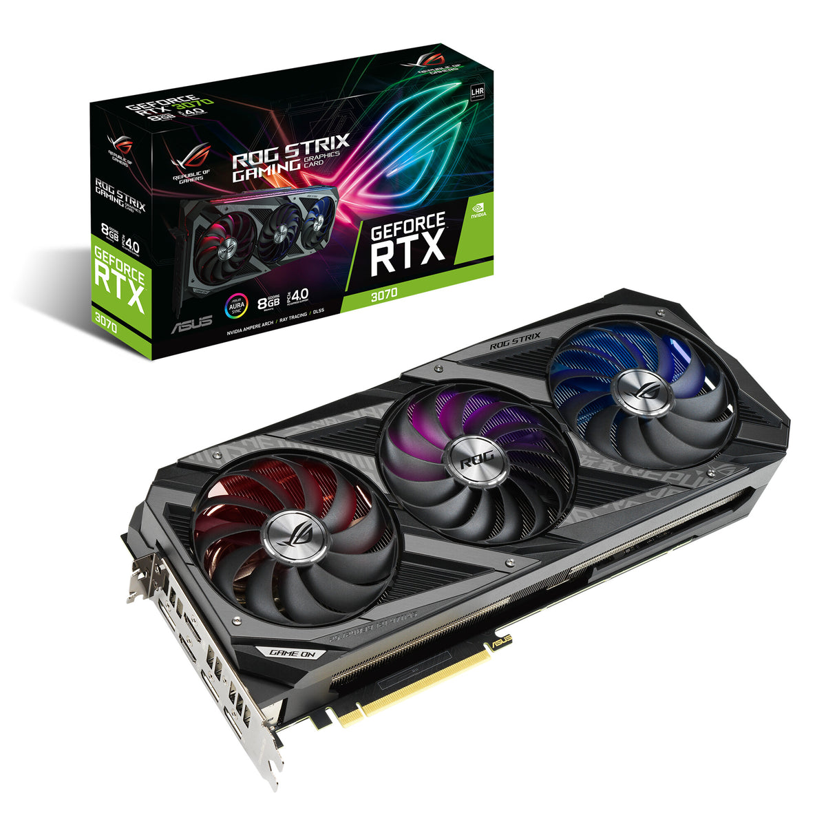 ASUS ROG STRIX V2 GAMING - NVIDIA 8 GB GDDR6 GeForce RTX 3060 Ti graphics card