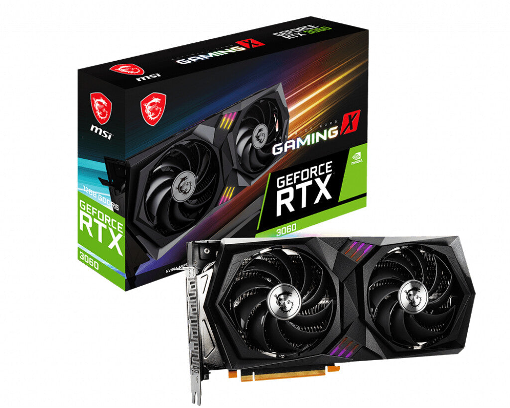 MSI GAMING X 12G - NVIDIA 12 GB GDDR6 GeForce RTX 3060 graphics card