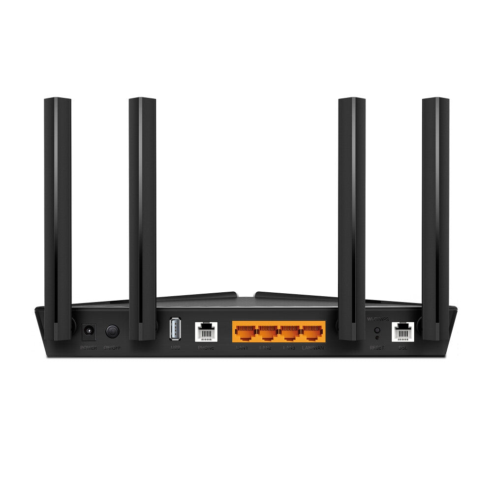 TP-Link Archer AX1800 - Gigabit Ethernet Dual-band (2.4 GHz / 5 GHz) Wi-Fi 6E wireless router in Black