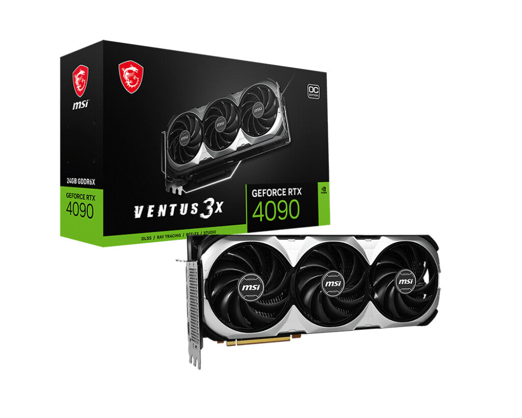 MSI VENTUS 3X OC - NVIDIA 24 GB GDDR6X GeForce RTX 4090 graphics card