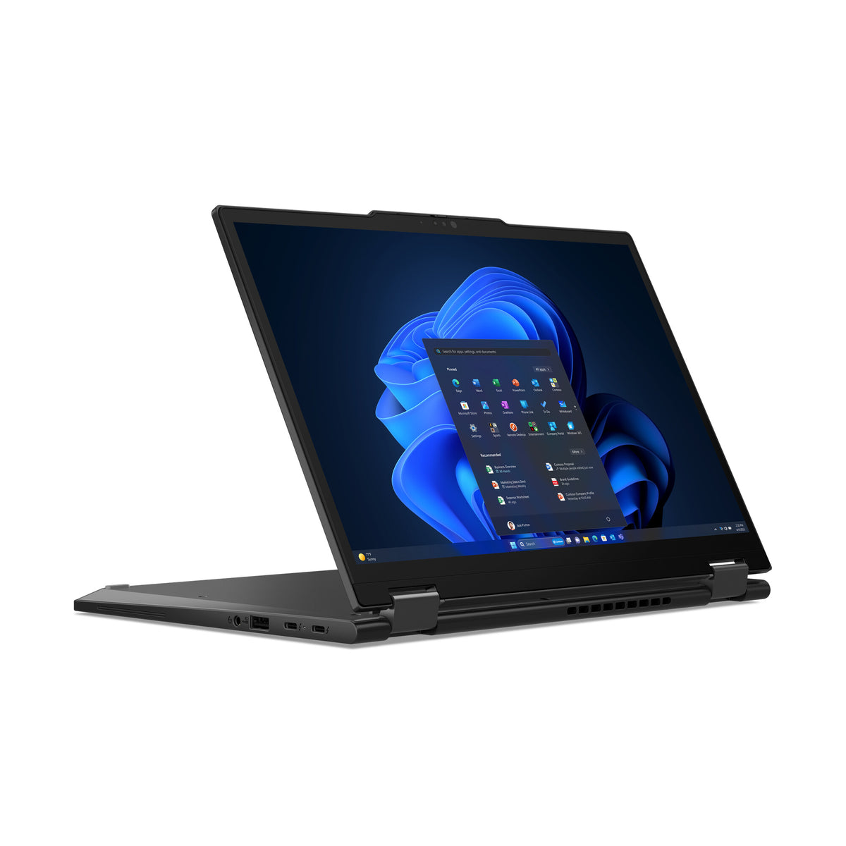 Lenovo ThinkPad X13 Hybrid (2-in-1) - 33.8 cm (13.3&quot;) - Touchscreen - Intel Core Ultra 7 155U - 16 GB LPDDR5x-SDRAM - 512 GB SSD - Wi-Fi 6E - Windows 11 Pro - Black