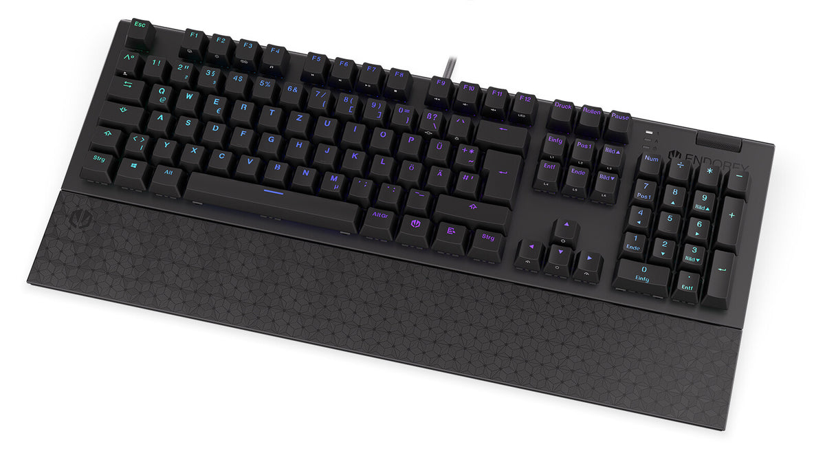 ENDORFY Omnis - USB Wired RGB Mechanical Gaming Keyboard in Black (QWERTZ German)