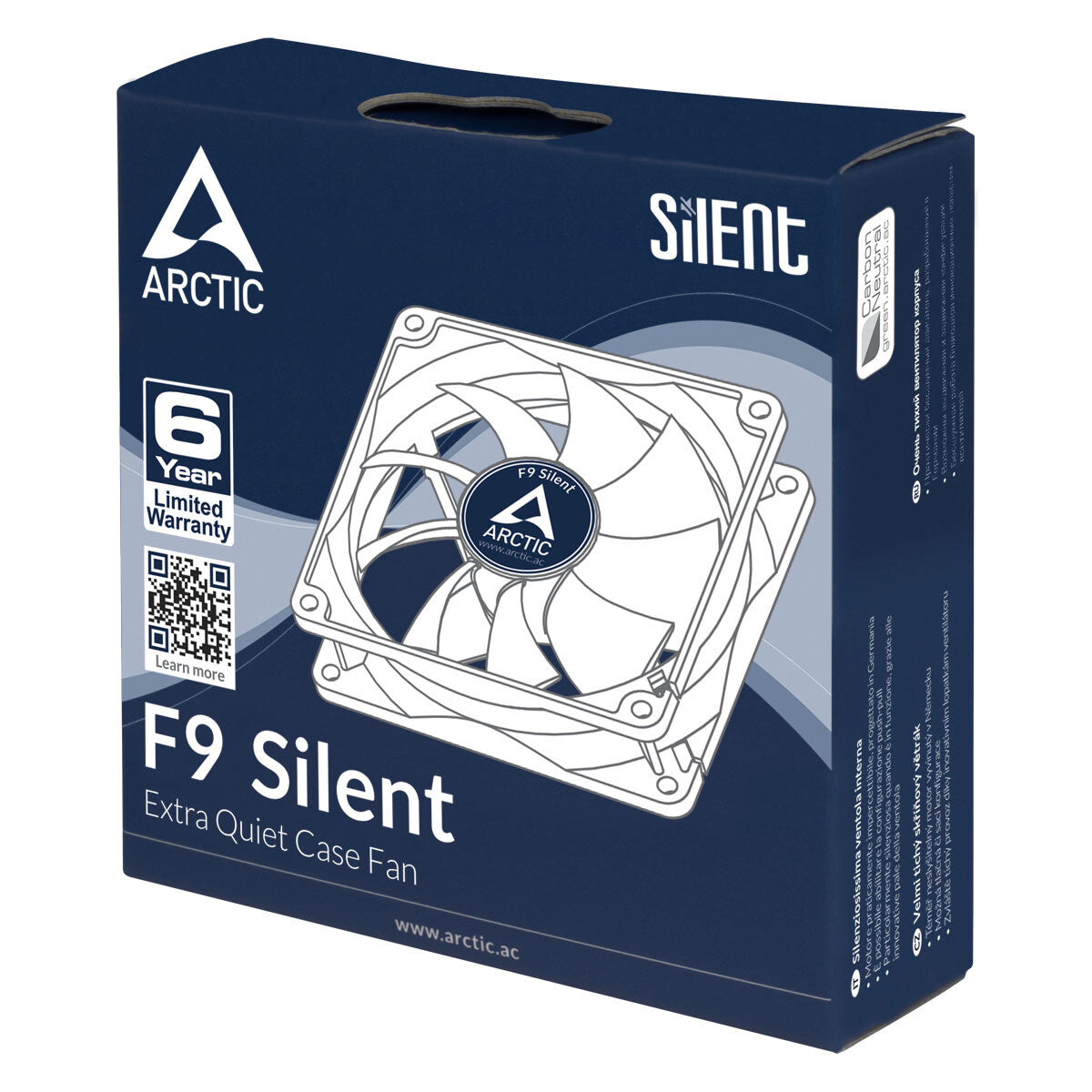 ARCTIC F9 Silent - PC Case Fan - 92mm