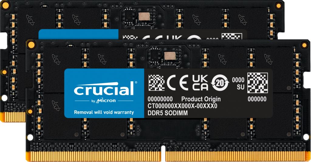 Crucial CT2K32G48C40S5 memory module 64 GB 2 x 32 GB DDR5 4800 MHz