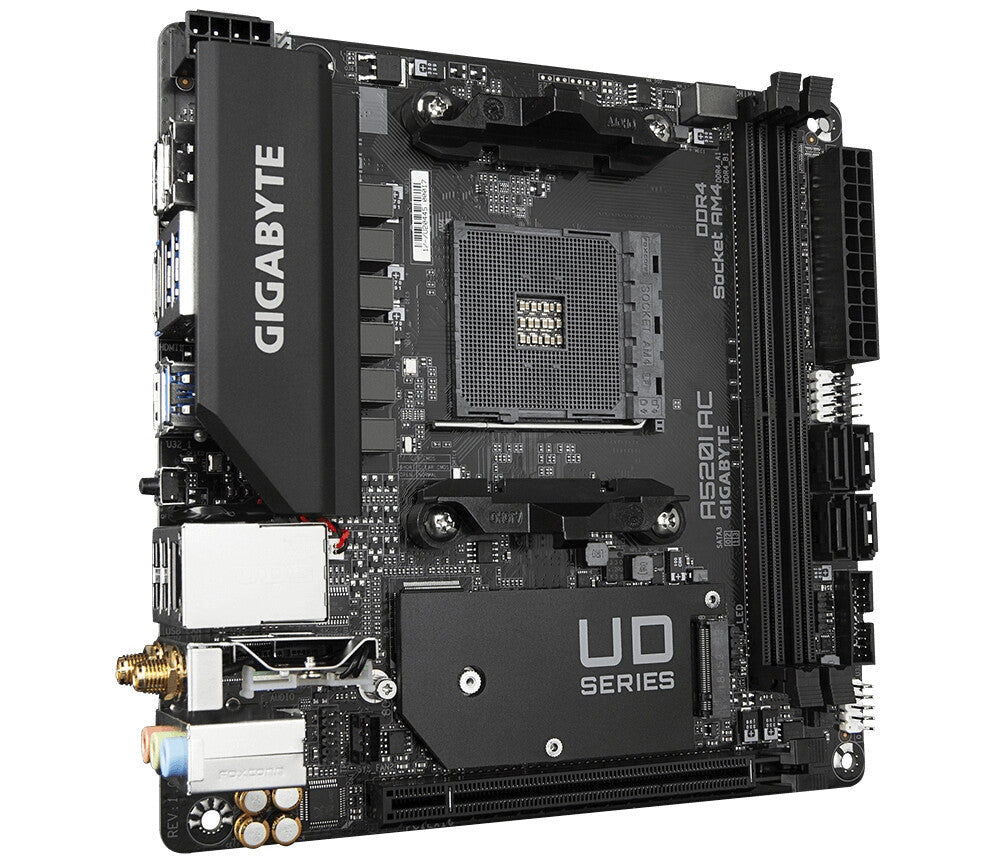 Gigabyte A520I AC mini ITX motherboard - AMD A520 Socket AM4