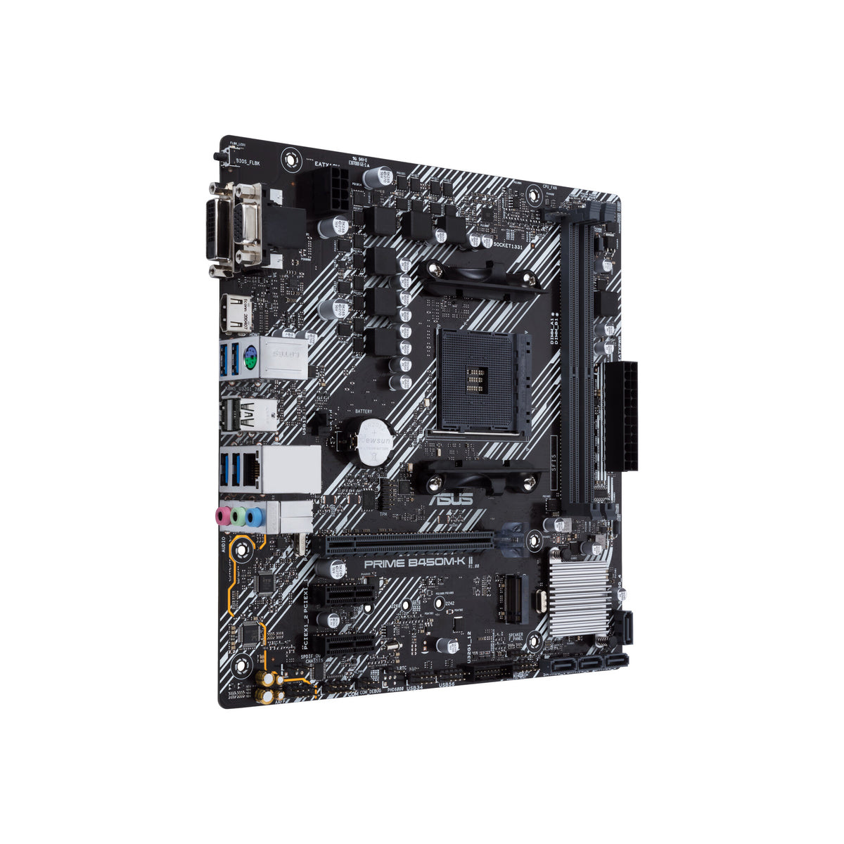 ASUS Prime B450M-K II micro ATX motherboard - AMD B450 Socket AM4