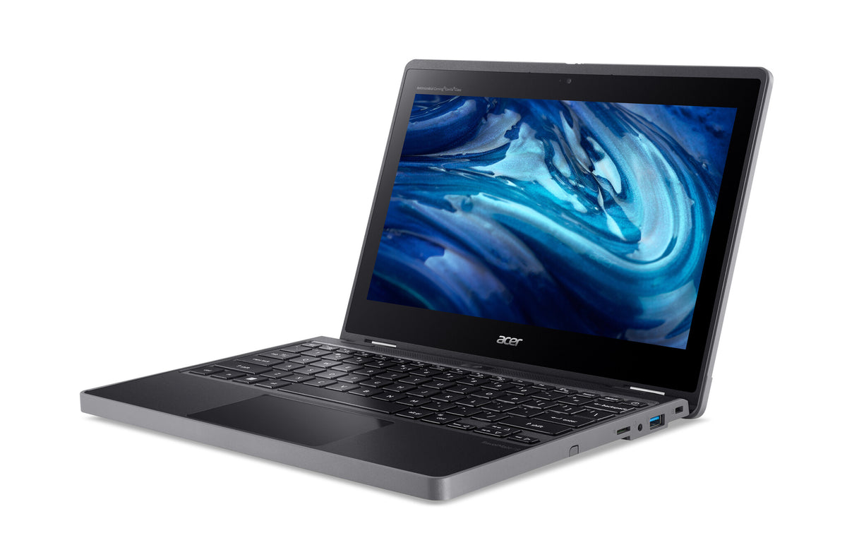 Acer TravelMate Spin B3 - 29.5cm (11.6&quot;) - Touchscreen - Intel® N N200 - 8 GB DDR5-SDRAM - 256 GB SSD - Wi-Fi 6E - Windows 11 Pro Education - Black