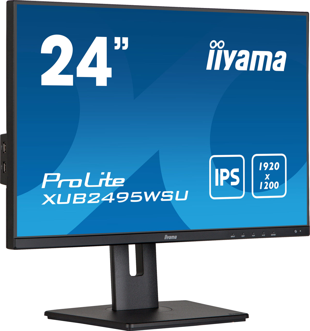 iiyama ProLite XUB2495WSU-B5 - 61.2 cm (24.1&quot;) - 1920 x 1200 pixels WUXGA LCD Monitor