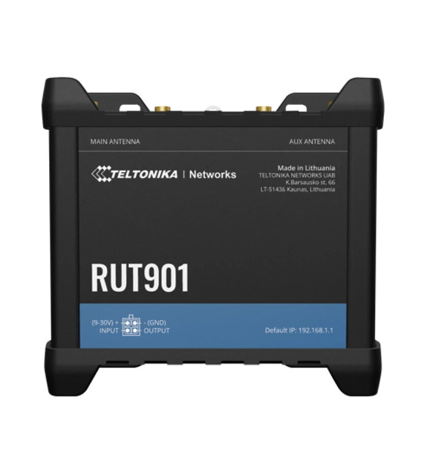 Teltonika RUT901 - Fast Ethernet 4G wireless router in Black