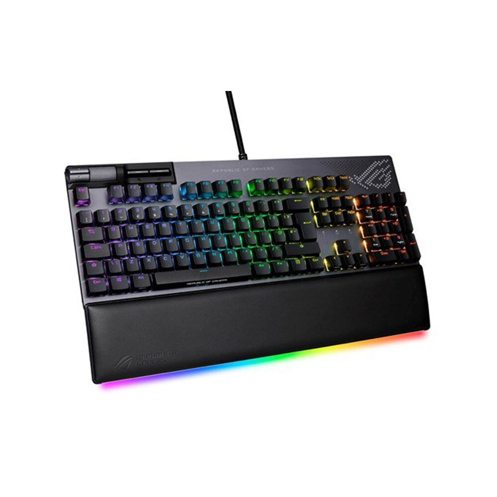 ASUS ROG Flare II Animate - USB Wired RGB Mechanical Keyboard in Black (QWERTY UK)