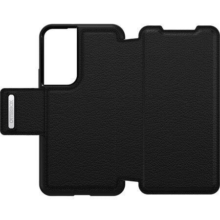 OtterBox Strada Folio Series for Samsung Galaxy S22 in Black