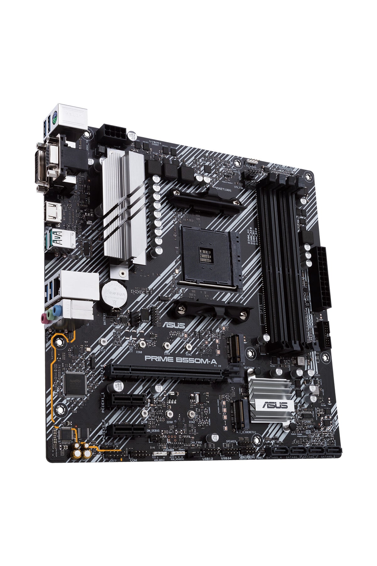 ASUS Prime B550M-A/CSM micro ATX motherboard- AMD B550 Socket AM4