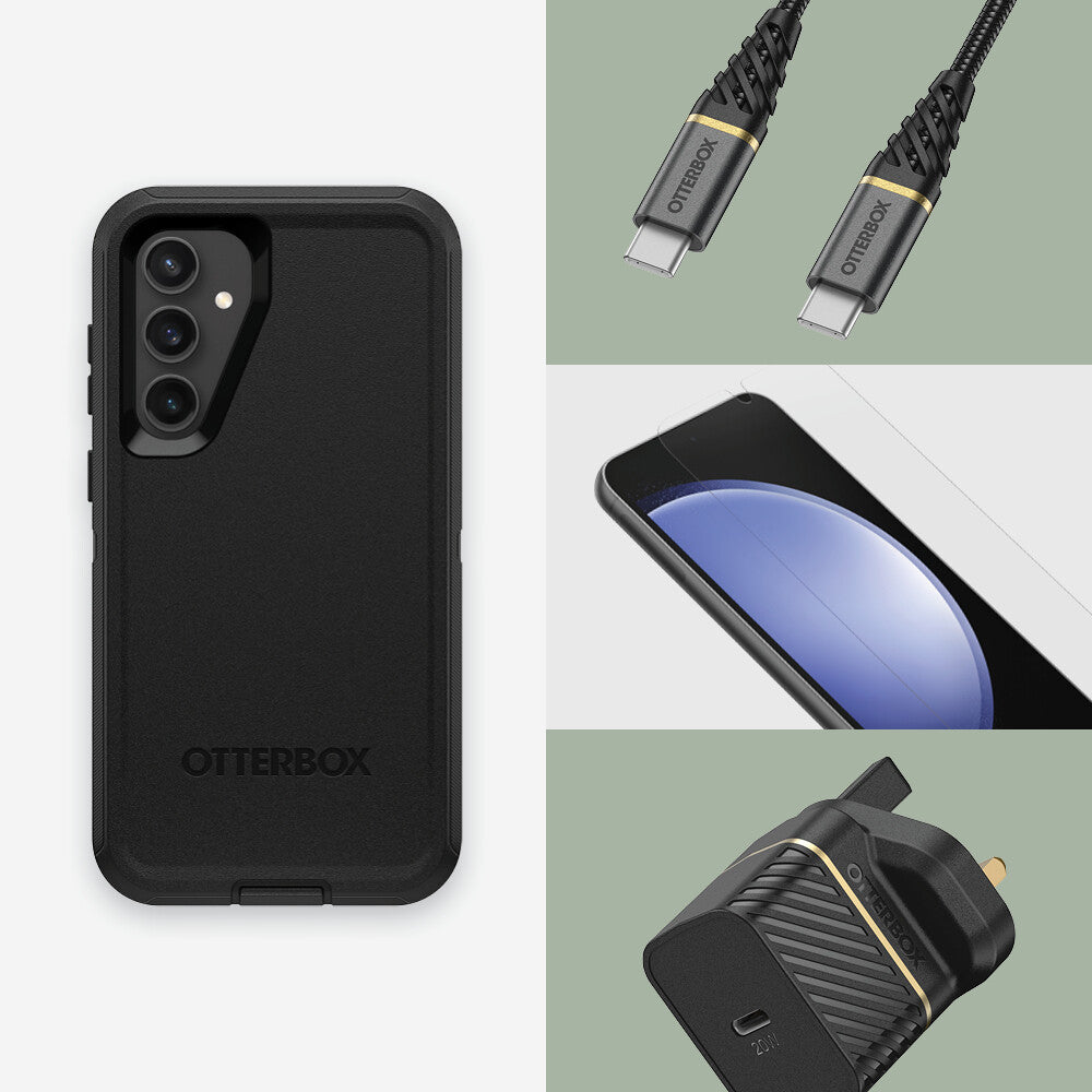 OtterBox Defender Series Case for Galaxy S23 FE in Black