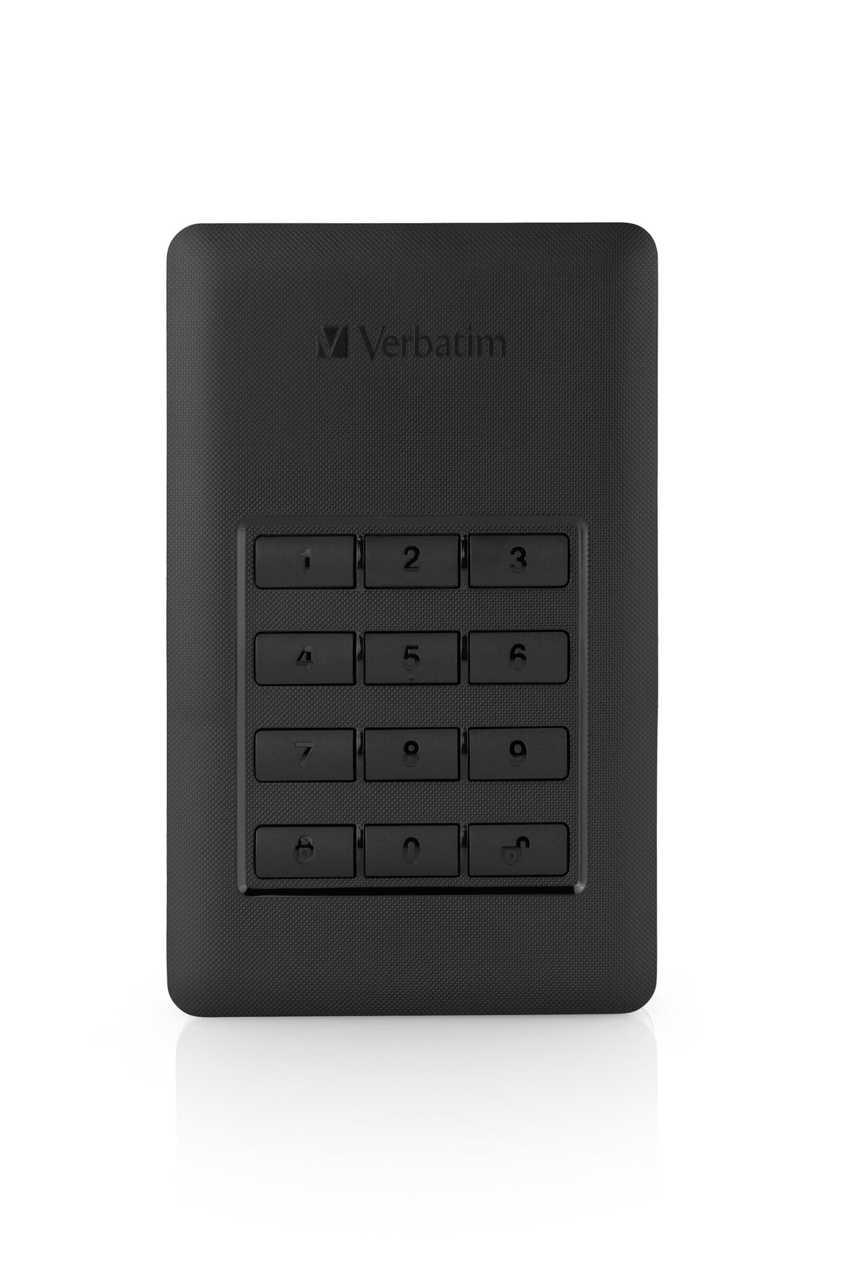 Verbatim Store &#39;n&#39; Go Secure Portable HDD with Keypad Access in Black / Silver - 2 TB