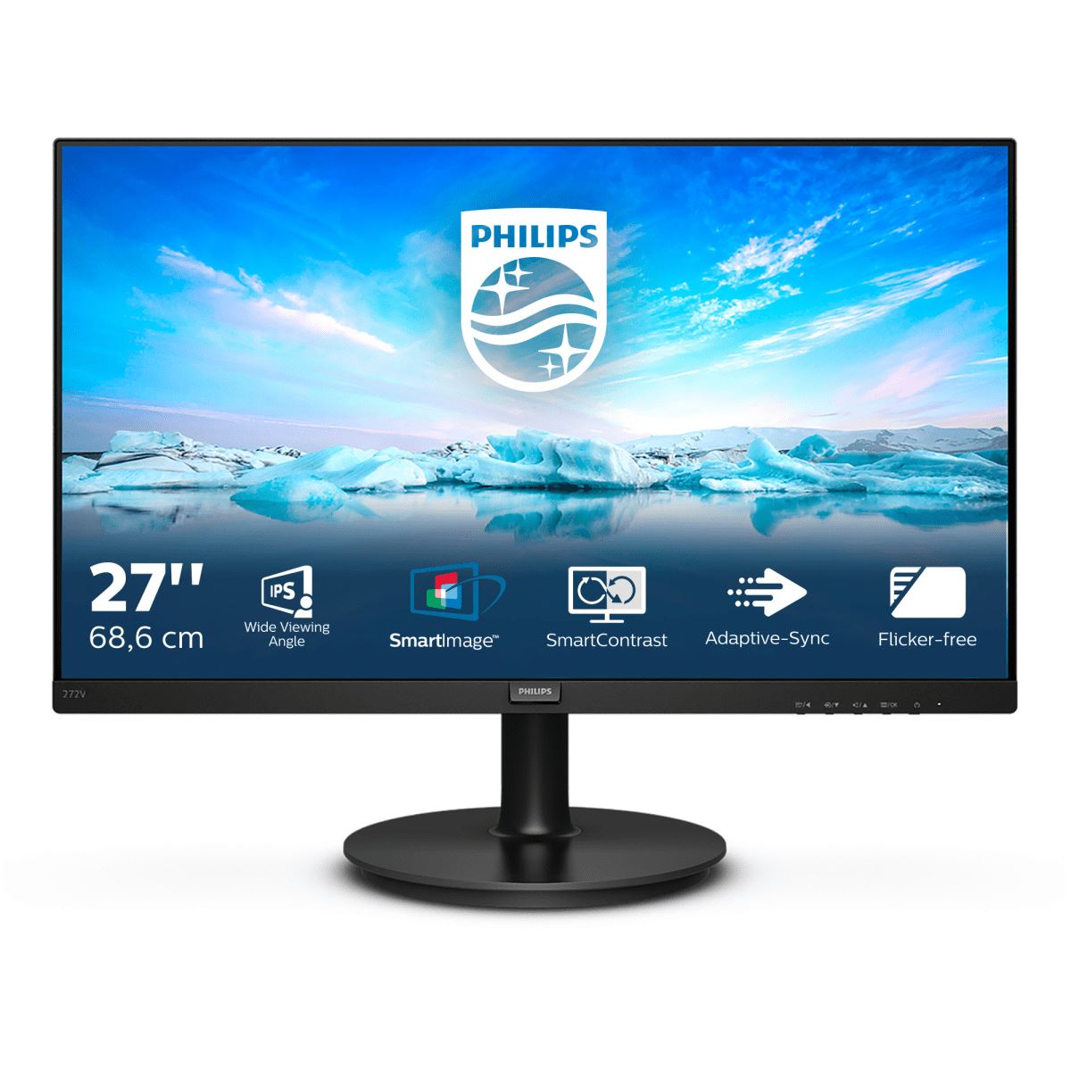 Philips V Line 272V8A/00 Computer Monitor 68.6 cm (27&quot;) 1920 x 1080 pixels Full HD LCD Black