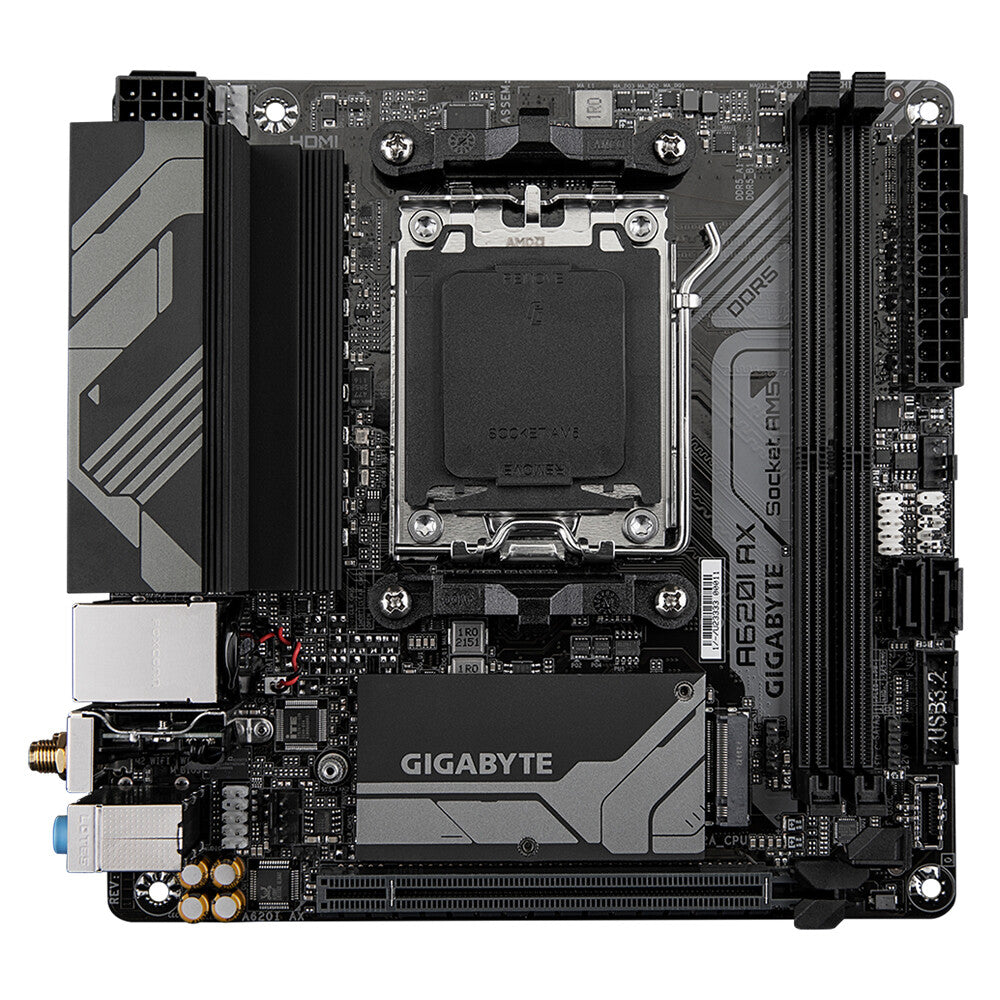 Gigabyte A620I AX Mini-ITX motherboard - AMD A620 Socket AM5