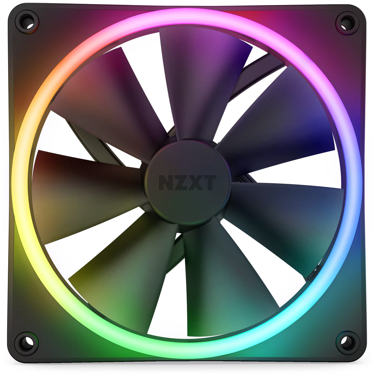 NZXT F120 RGB DUO - Computer Case Fan in Black - 120mm