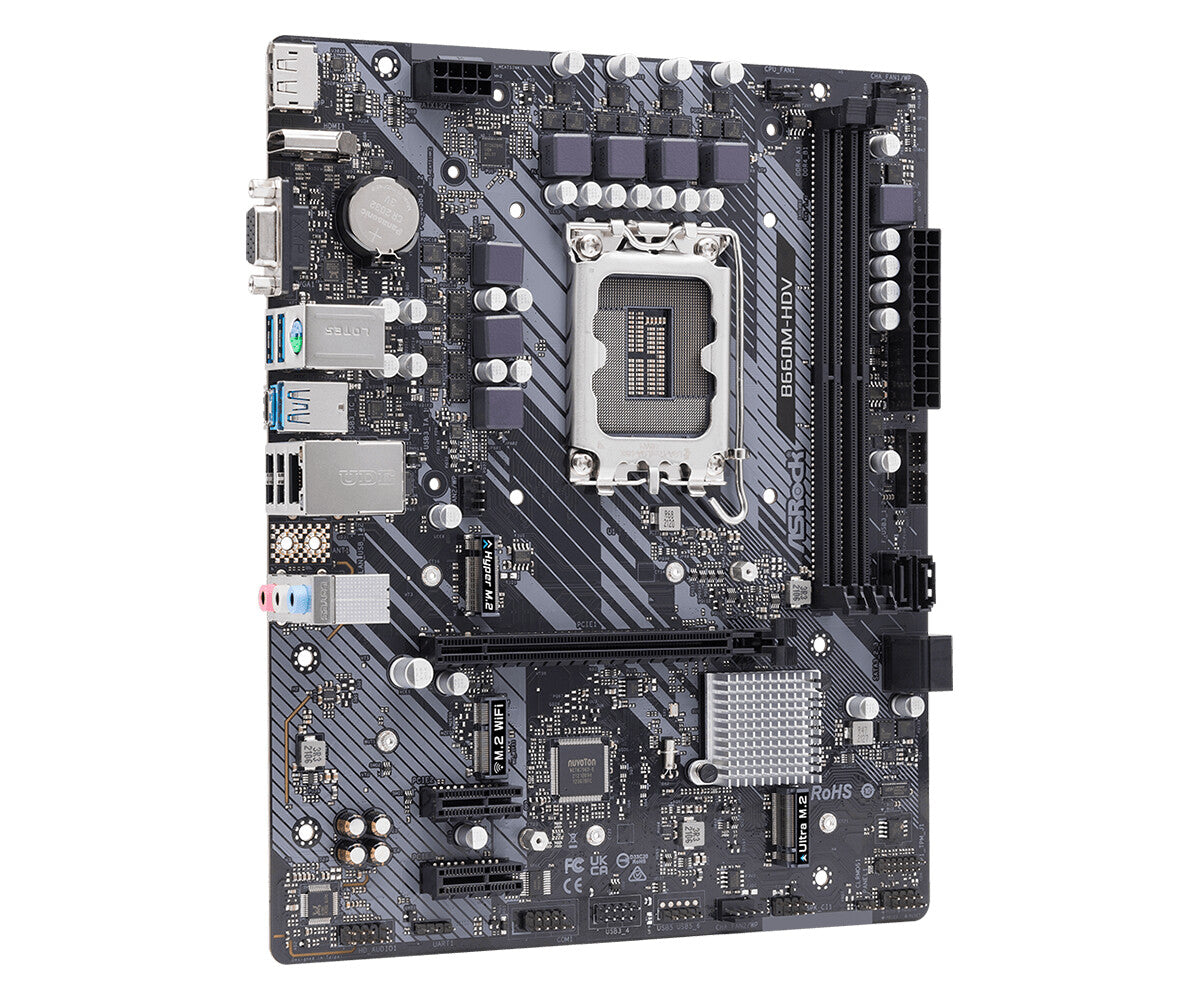 Asrock B660M-HDV micro ATX motherboard - Intel B660 LGA 1700