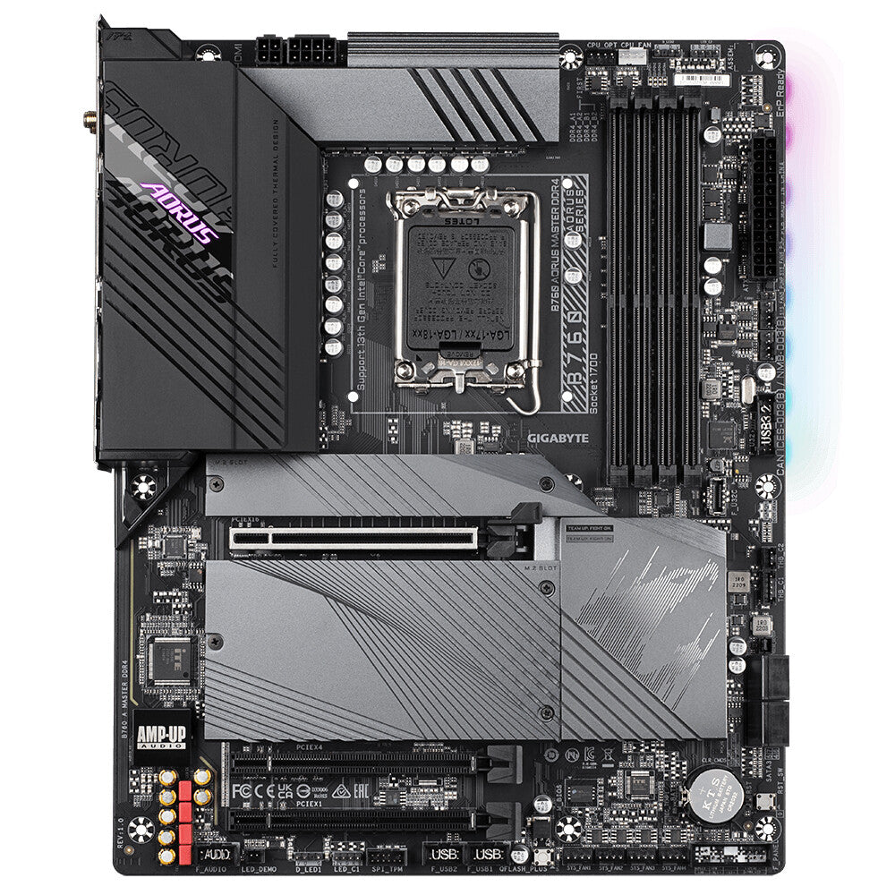 Gigabyte B760 AORUS MASTER DDR4 ATX motherboard - Intel B760 Express LGA 1700