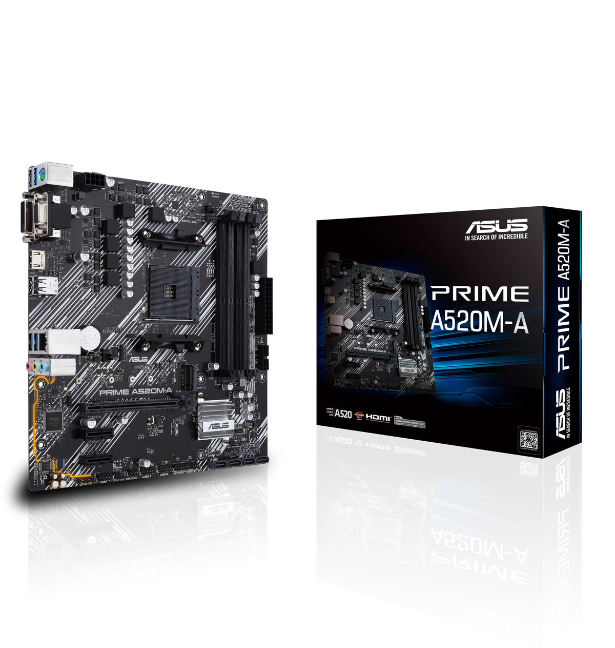 ASUS PRIME A520M-A II/CSM micro ATX motherboard - AMD A520 Socket AM4