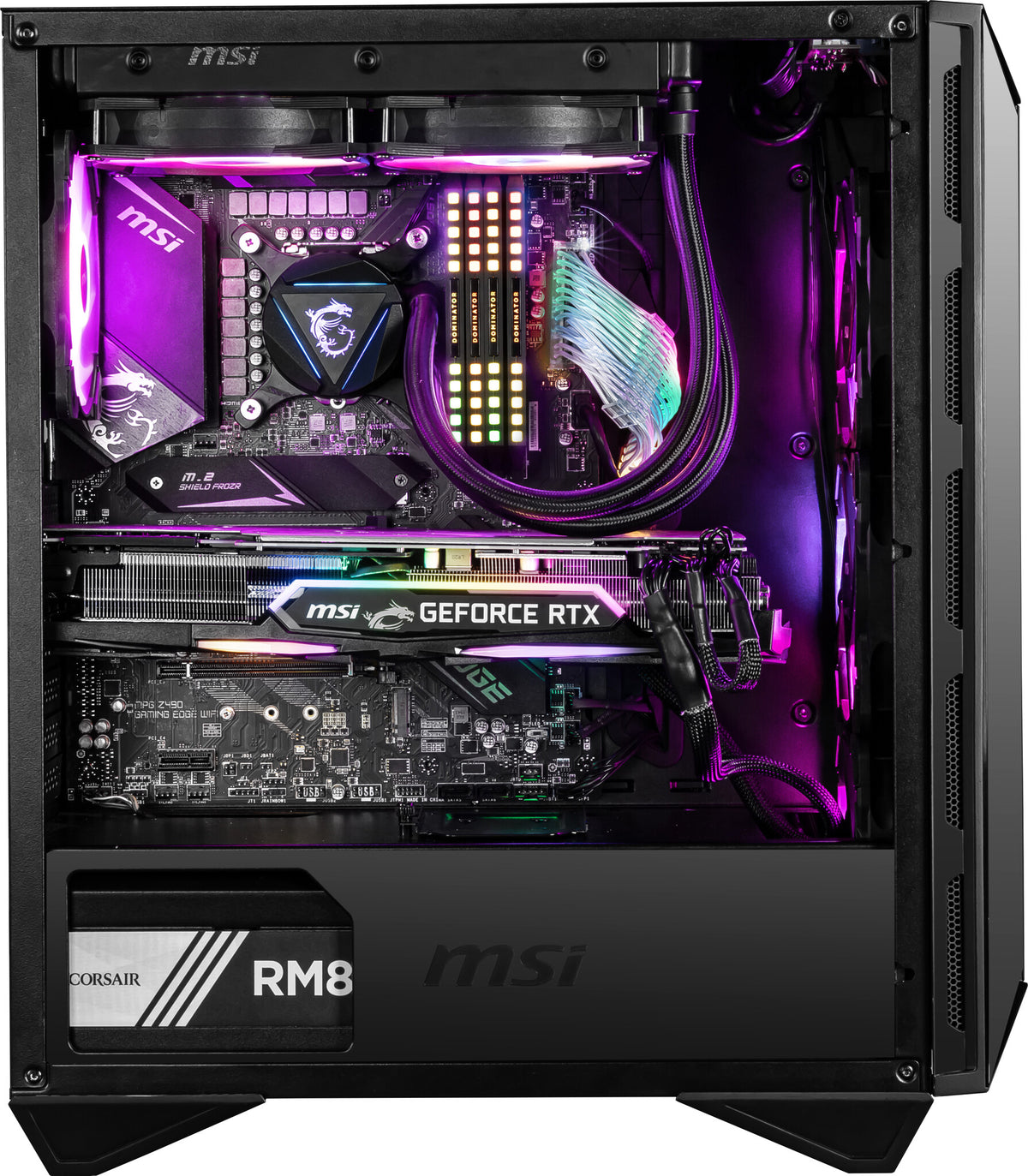 MSI MPG GUNGNIR 110R - ATX Mid Tower Case in Black