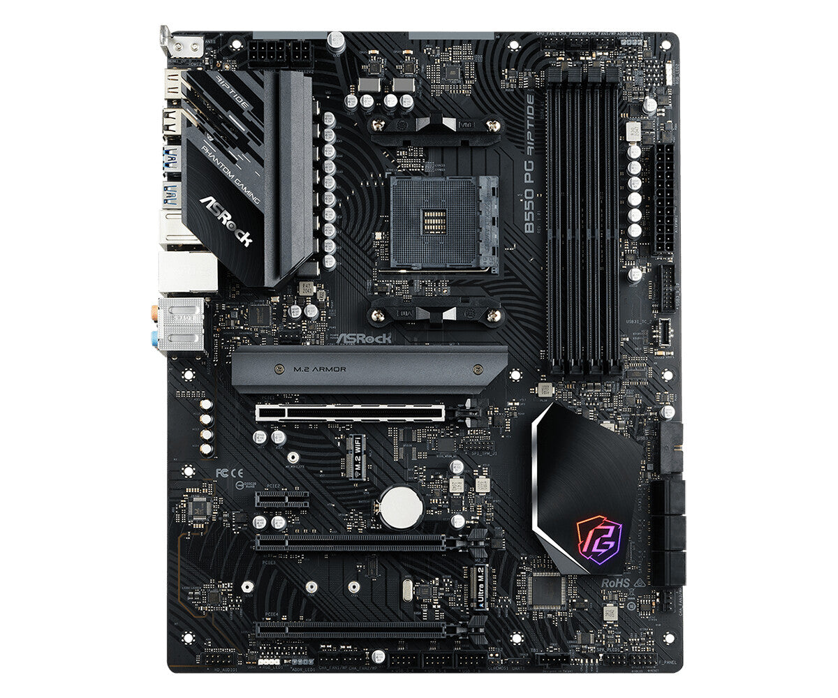 Asrock B550 PG Riptide ATX motherboard - AMD B550 Socket AM4