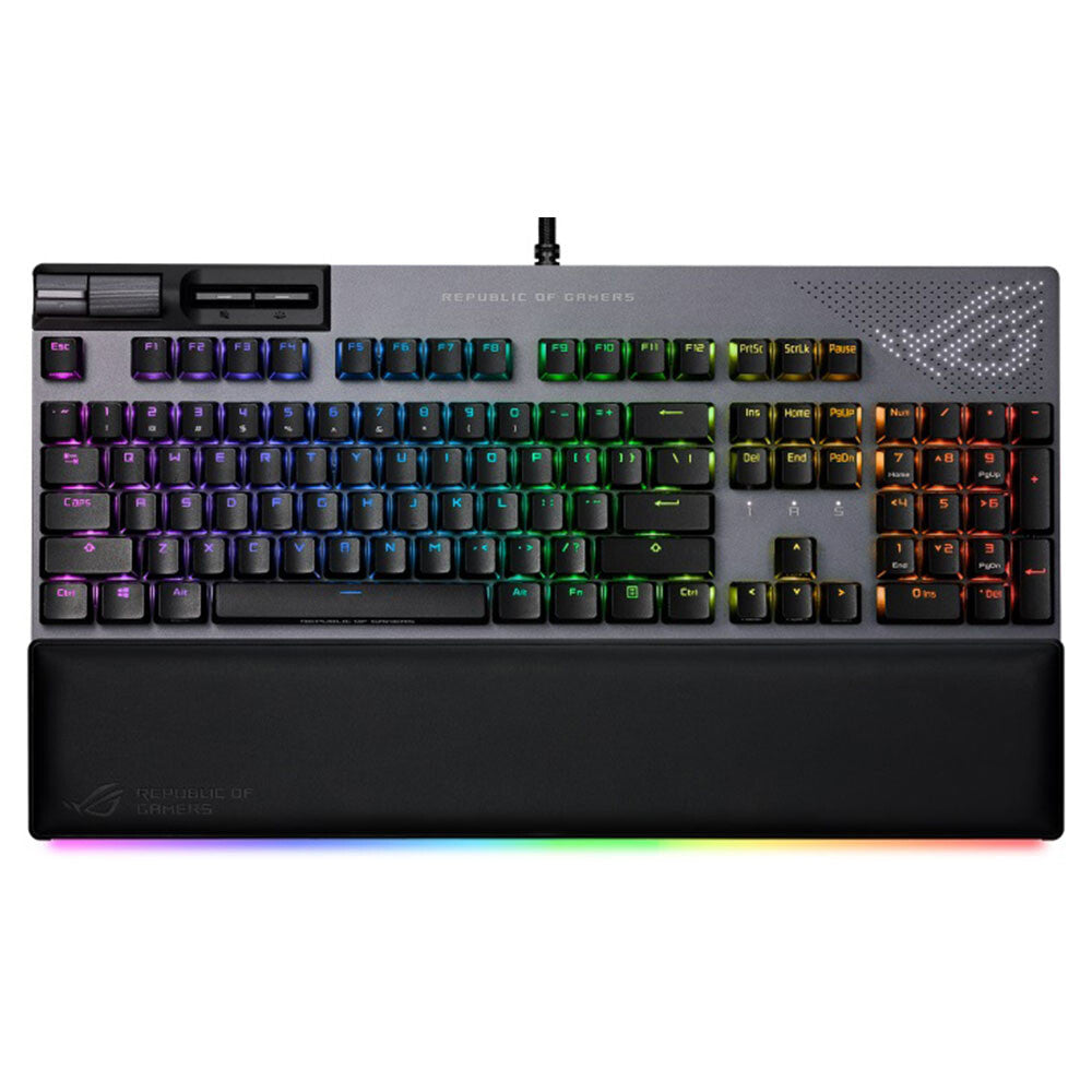 ASUS ROG Flare II Animate - USB Wired RGB Mechanical Keyboard in Black (QWERTY UK)