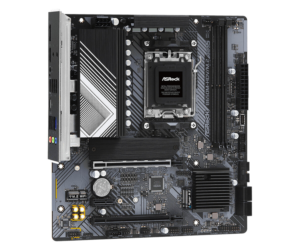 Asrock B650M-HDV/M.2 micro ATX motherboard - AMD B650 Socket AM5