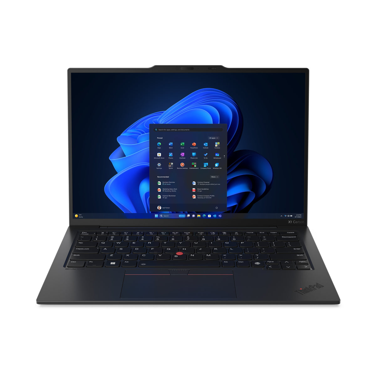 Lenovo ThinkPad X1 Carbon Laptop - 35.6 cm (14&quot;) - Touchscreen - Intel Core Ultra 7 155U - 32 GB LPDDR5x-SDRAM - 1 TB SSD - Wi-Fi 6E - Windows 11 Pro - Black