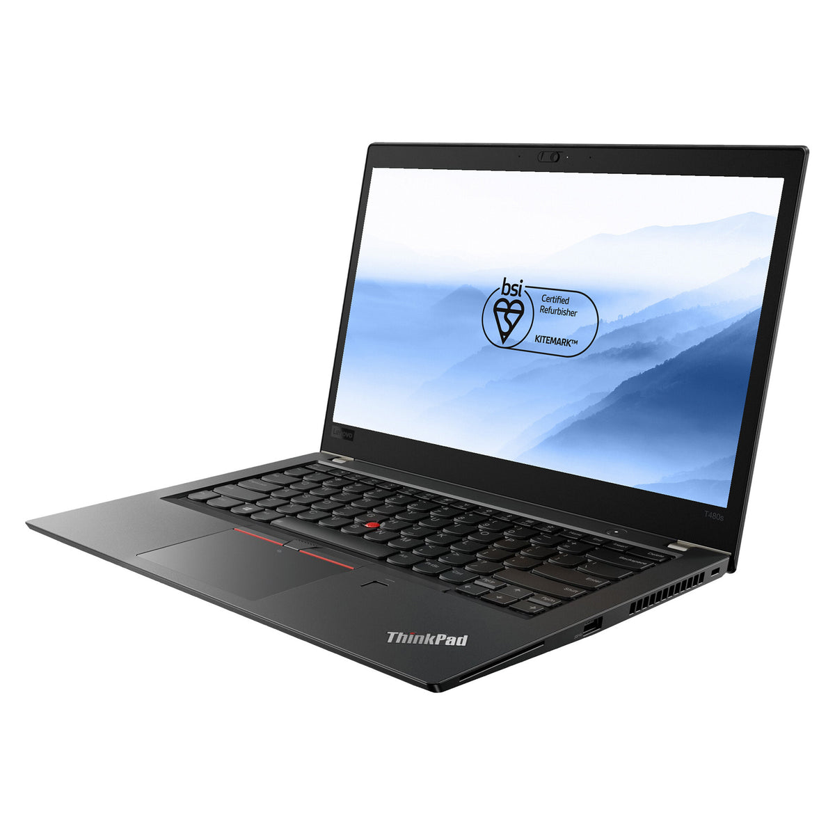 Lenovo ThinkPad T480s Laptop - 35.6 cm (14&quot;) - Intel® Core™ i7-8550U - 16 GB DDR4-SDRAM - 256 GB SSD - Wi-Fi 5 - Windows 11 Pro - Black - Refurbished