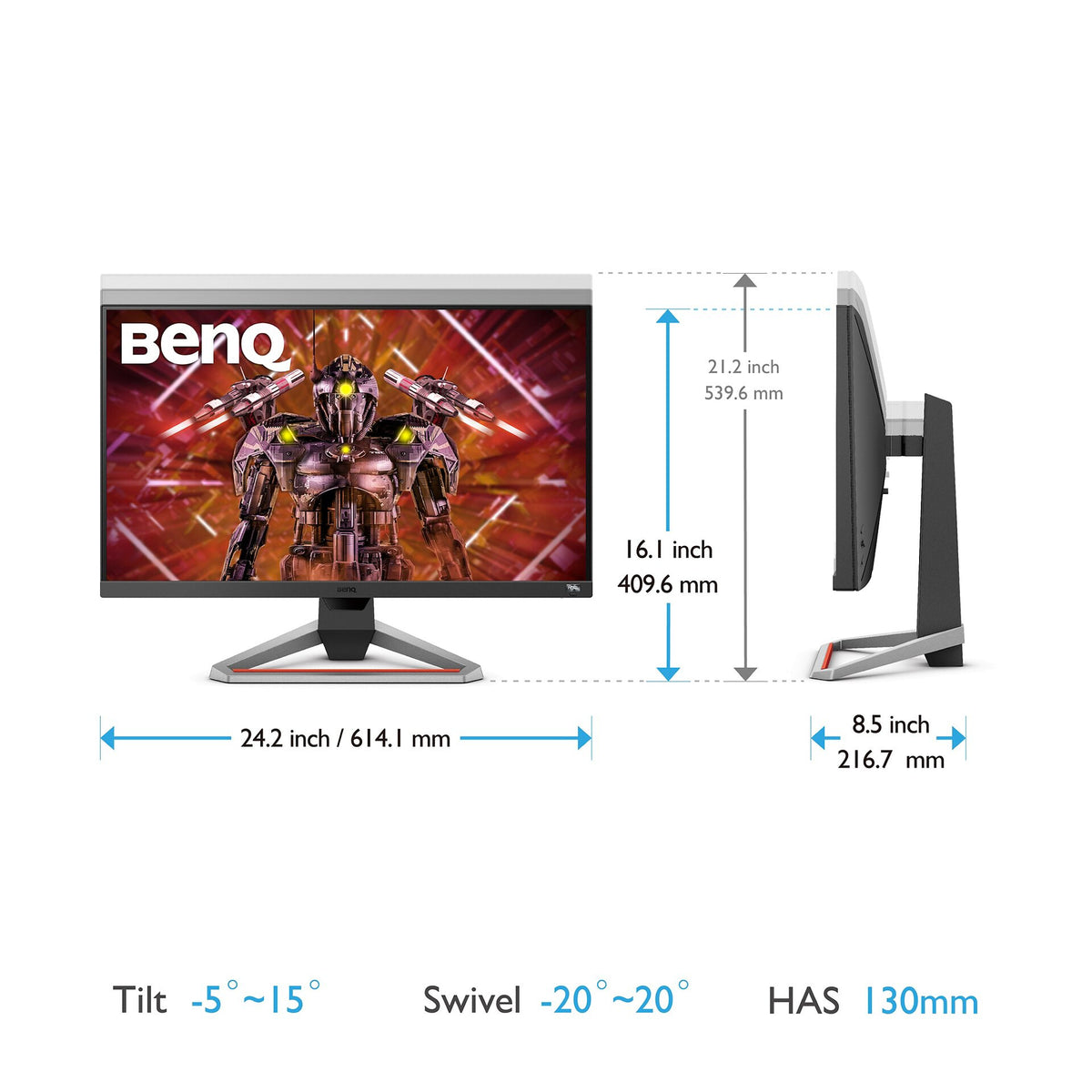 BenQ EX2710U - 68.6 cm (27&quot;) - 3840 x 2160 pixels 4K Ultra HD LCD Monitor