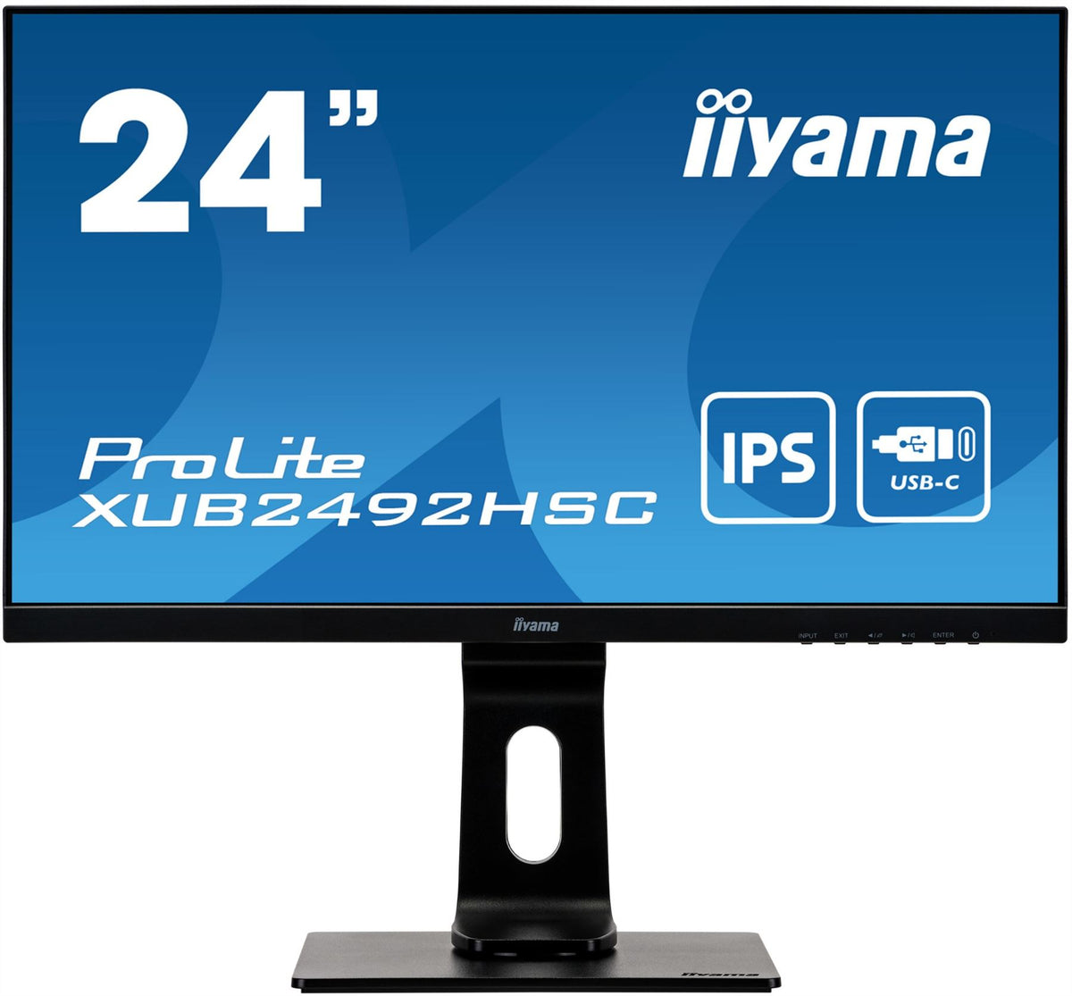 iiyama ProLite XUB2492HSC-B1 Computer Monitor 60.5 cm (23.8&quot;) 1920 x 1080 pixels Full HD LCD Black