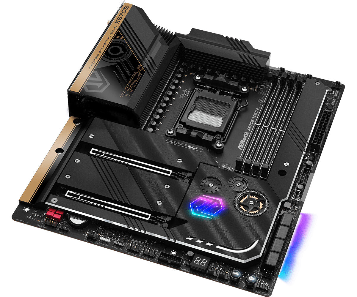 Asrock X670E TAICHI Extended ATX motherboard - AMD X670 Socket AM5