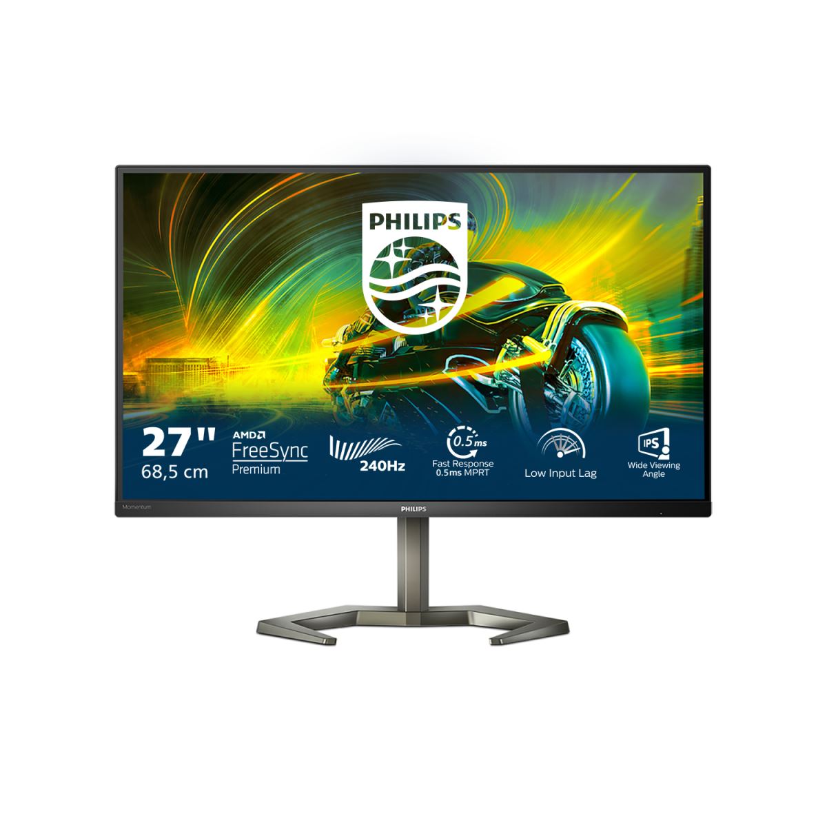 Philips Momentum 27M1N5200PA/00 LED display 68.6 cm (27&quot;) 1920 x 1080 pixels Full HD Black Monitor